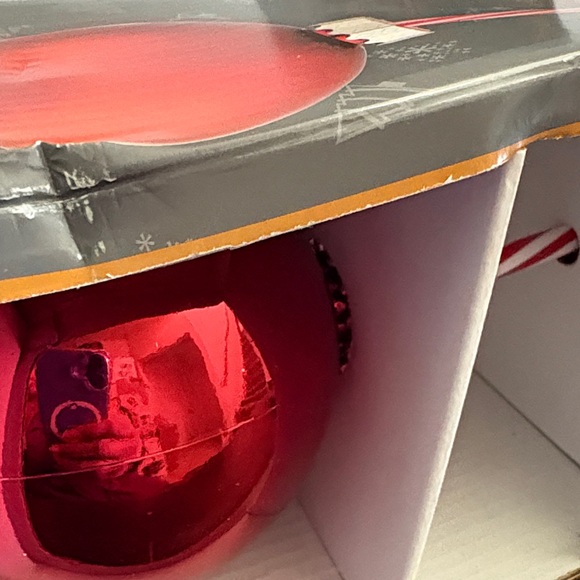 Croton Red Ornament Cup w/ Straw - Picture 3 of 3